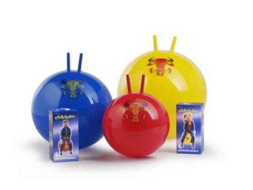 Kamuolys su atviro tipo rankenėlėmis Ø65cm   Blizgaus paviršiaus Spalva : Geltona