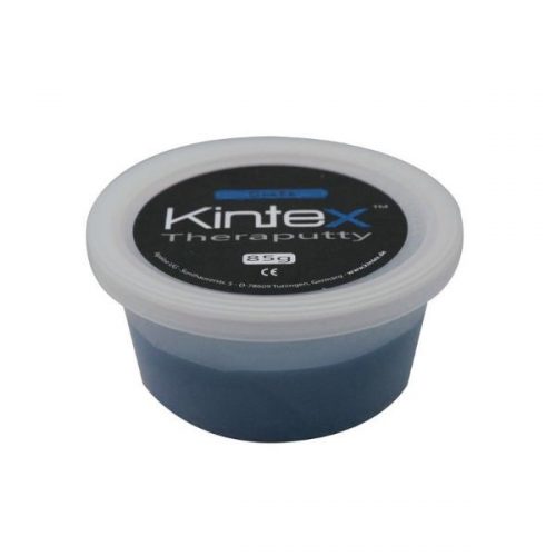 Ergoterapinė masė Kintex, mėlyna. Svoris : 85 g. Spalva : Mėlyna – labai kieta