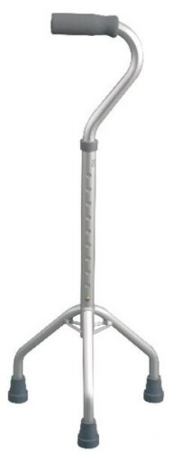 Metalinė reguliuojamo aukščio lazdelė su trimis atramomis Spalva : Pilka