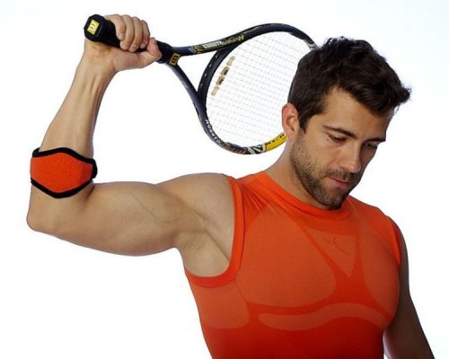 Alkūnės įtvaras epikondilitui su prispaudžiama silikonine pagalvėle (Teyder 442CD Sport)