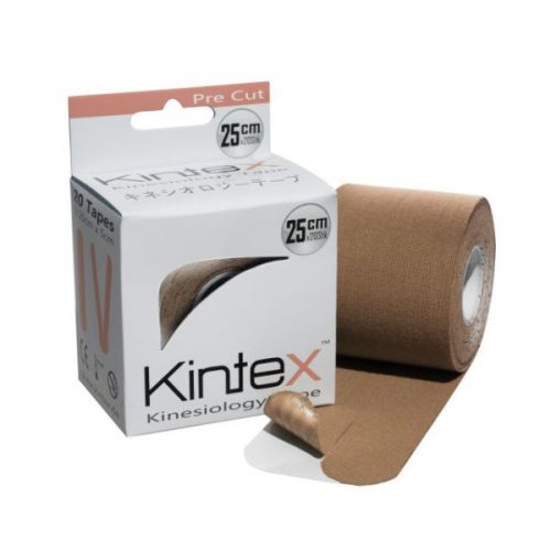 Kineziologinis teipas Kintex Pre Cut 20 vnt 25cm x 5cm Spalva : Kūno