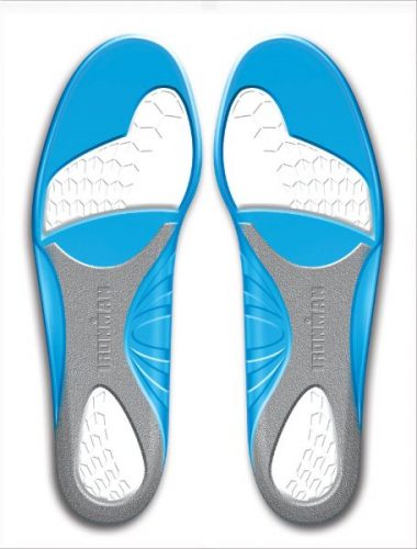 Geliniai avalynės įdėklai, dengti medžiaga  Ironman 60011)