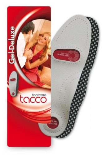 Odiniai, ortopediniai avalynės įdėklai su gelio paminkštinimais (Tacco Gel Deluxe 695)