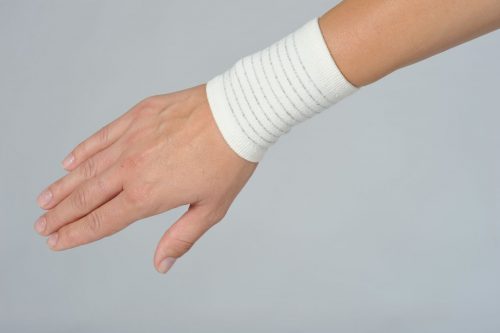 Elastinis riešo įtvaras, 2vnt (KineTex)