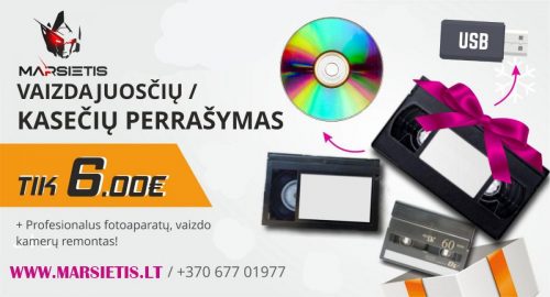 Vaizdajuosčių / Kasečių Perrašymas