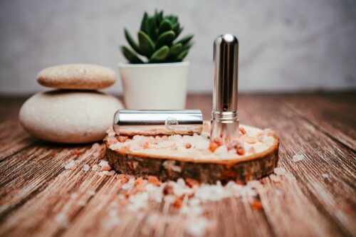 Daugkartinio naudojimo eterinių aliejų difuzorius su Himalajų druska