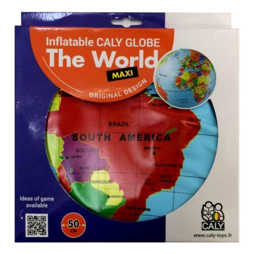 Pripučiamas kamuolys – gaublys " Pasaulis" 50 cm, nuo 3 metų