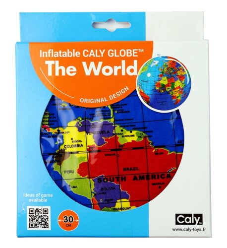 Pripučiamas kamuolys – gaublys „Pasaulis“ 30 cm, 3