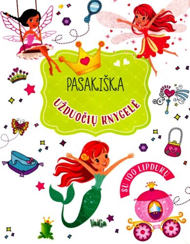 “Pasakiška užduočių knygelė” (su 100 lipdukų), 4