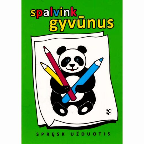 “Spalvink gyvūnus. Spręsk užduotis”, nuo 5 metų