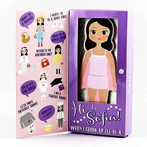 Magnetinis žaidimas " Aprenk lėlytę Sofiją" , nuo 3 metų