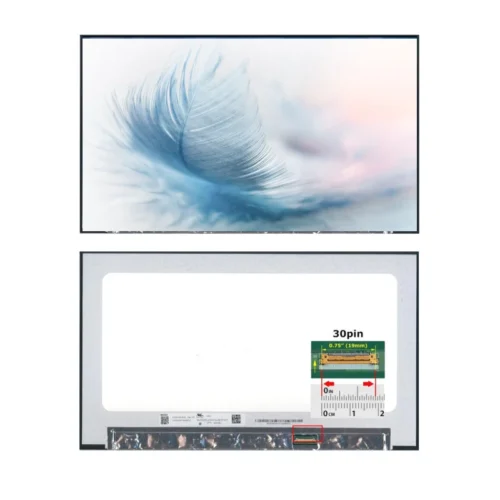 Matrica SLIM 15.6″ | 1920 × 1080 px | 60 Hz | 30 pin (dešinėje) | matinė | be laikiklių | inverteris